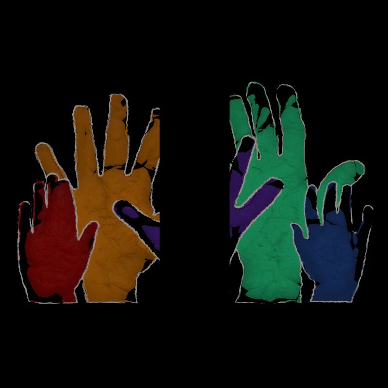 HELLO hands - grunge style