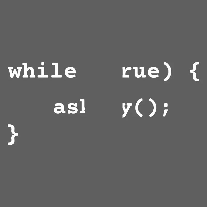 boucle de réflexion excessive drôle codage design cadeau