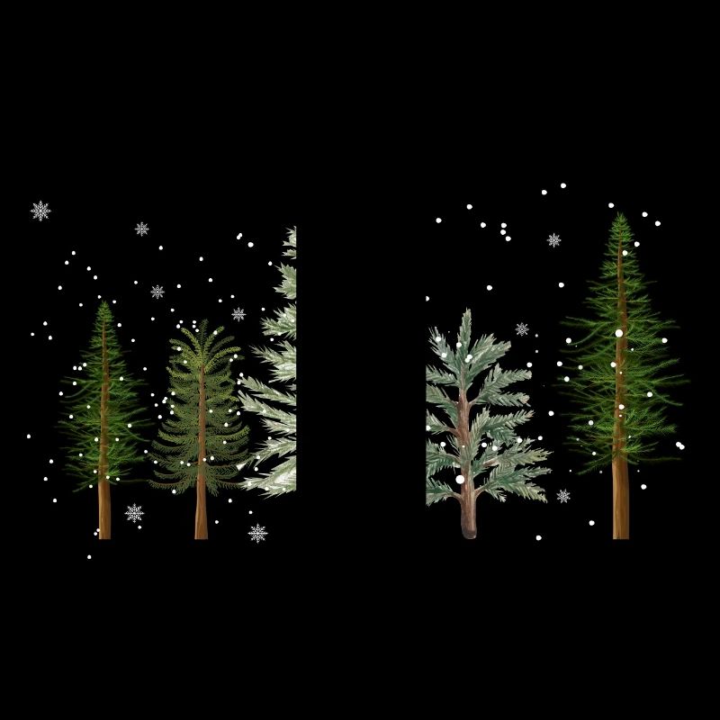 Tree Pine Trees for Winter Lovers - Gift