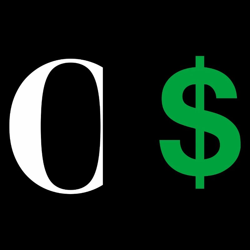 Buchstabe o Dollar