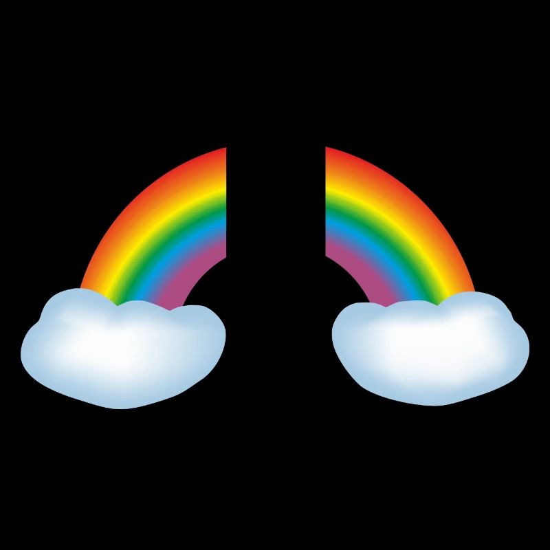 Rainbow & clouds