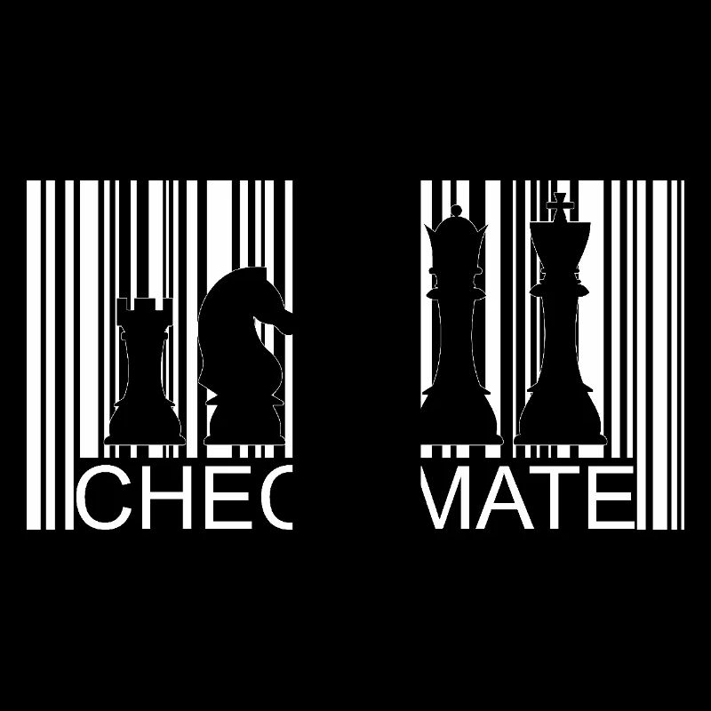 Stylish chess barcode design for chess fans