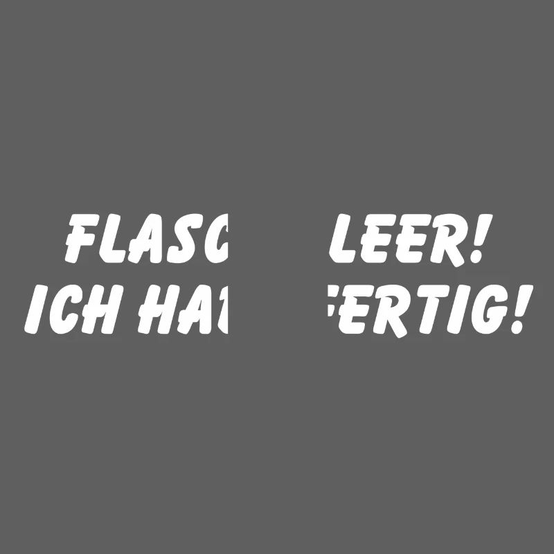 Bottle empty! I'm done