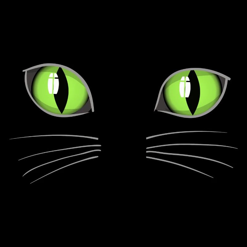 Yeux verts de chat