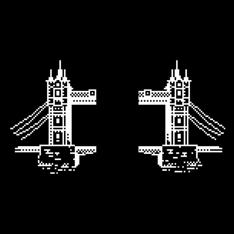 1Bit Pixel Tower Bridge