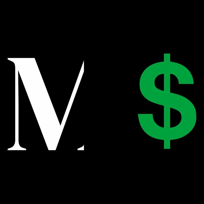 Lettre m dollar
