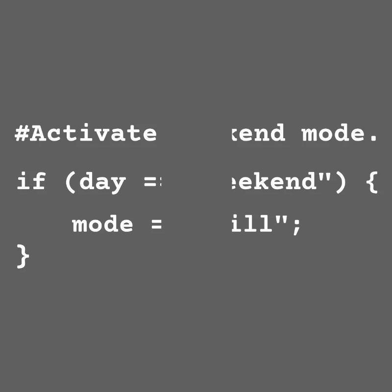 Weekend Mode Activated – Funny Coding T-Shirt
