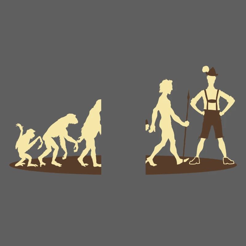 Evolution Bayer - RAHMENLOS Geschenk