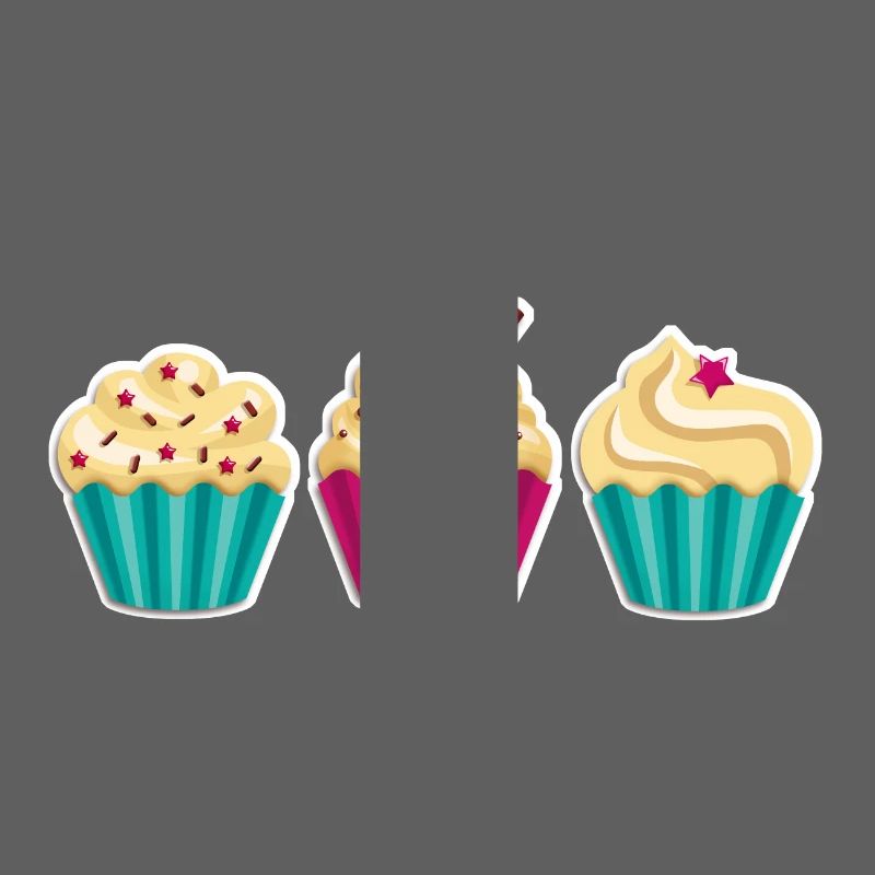 Cupcake - Muffin - Donut - Eis - Schokolade - DD