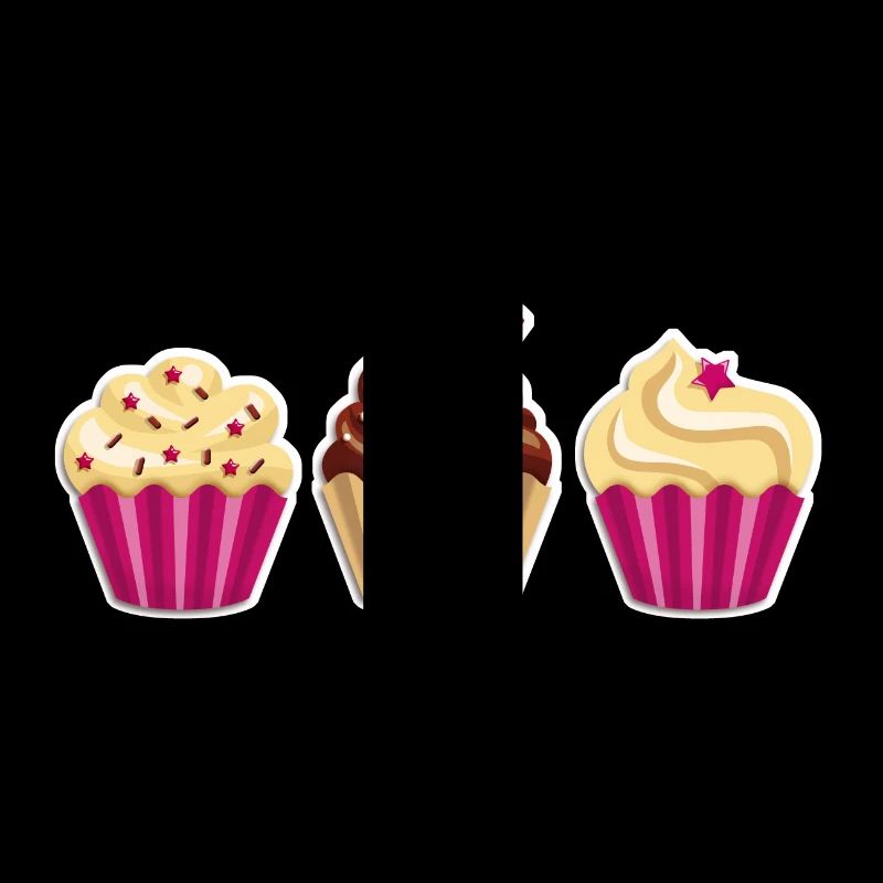 Cupcake - Muffin - Donut - Eis - Schokolade - DD