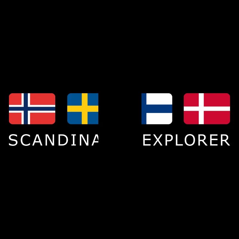 SCANDINAVIA EXPLORER white-lettered