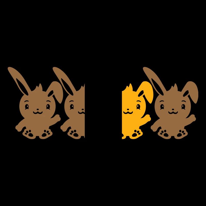 4 Bunny Friends Différence Soyez différent
