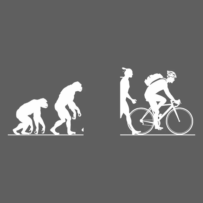 Vélo Evolution Cycliste Vélo Biker Cyclisme