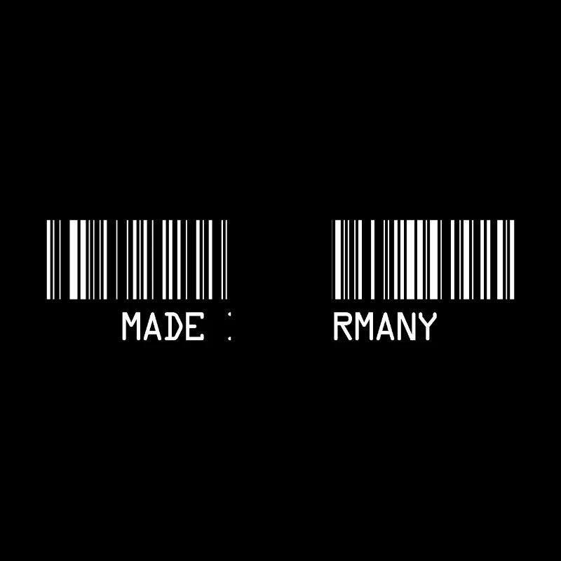 Made in Germany - Deutschland - Barcode - Strichco