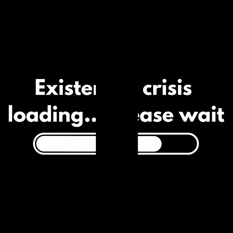 Crise existentielle Loading Please Wait Chemise