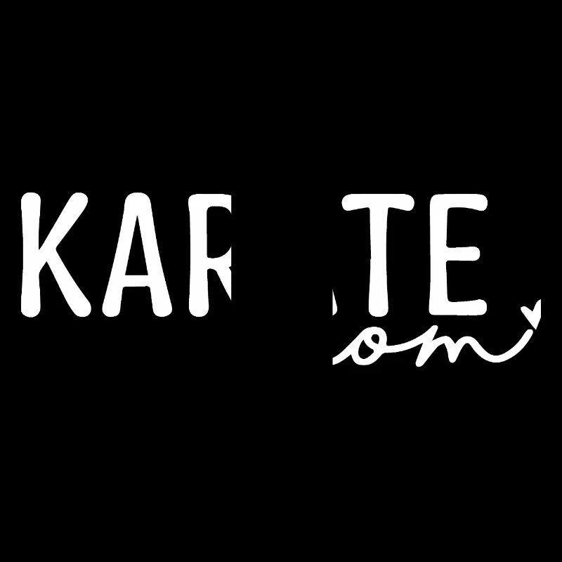 Conception de maman de karaté habilitée pour les arts martiaux