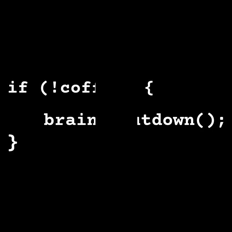 Code Coffee Crisis Funny Programmer Humor Gift