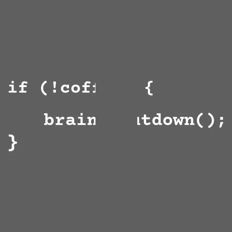 Code Café Crise Drôle Programmeur Humour Cadeau