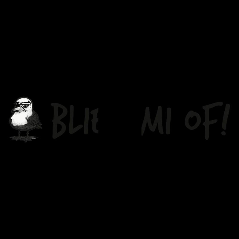 Genervte Möwe – Bliev mi of!