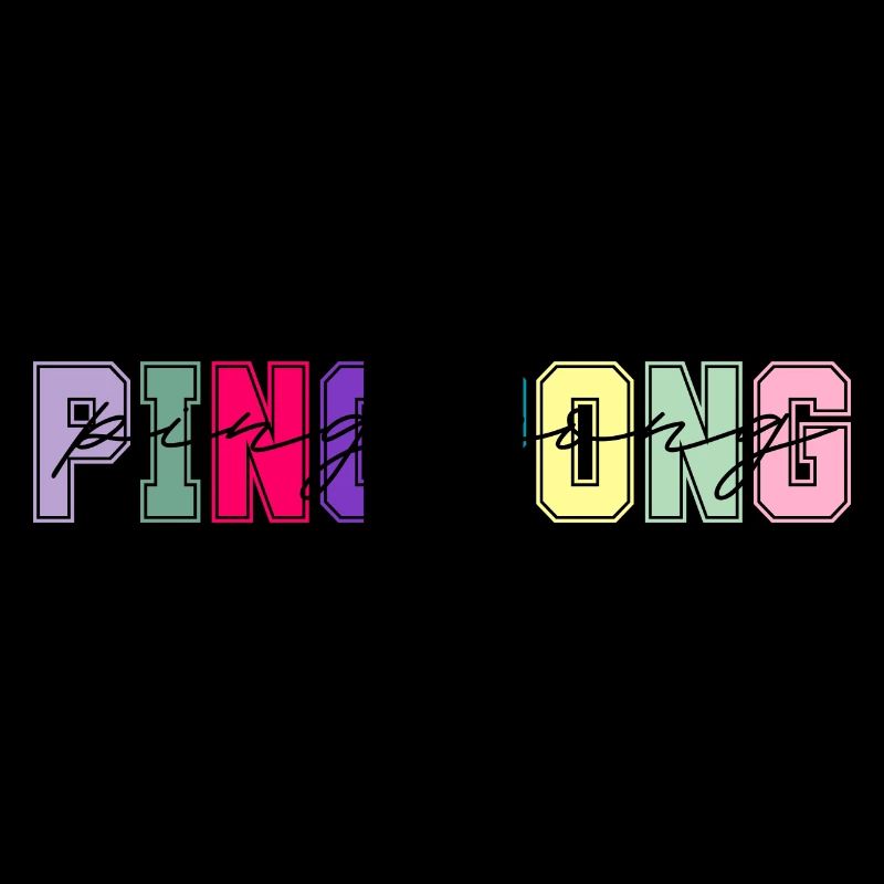 Ping pong colors - ping pong lover gift