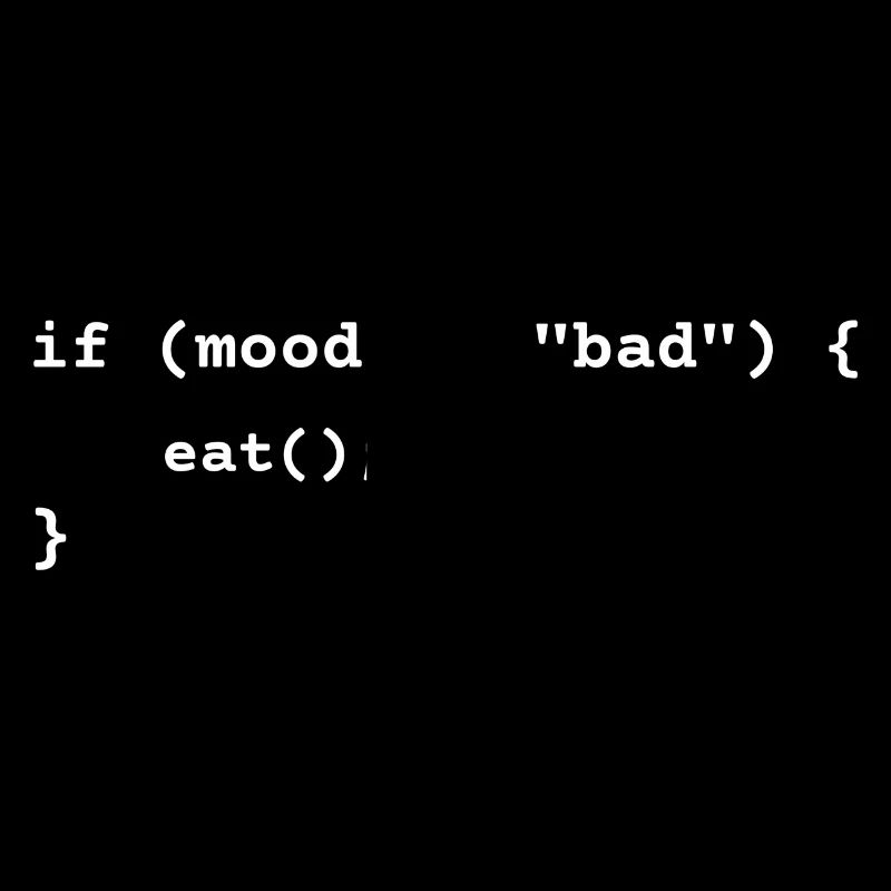 Cadeau de t-shirt de nourriture et de codage amusant pour programmeur