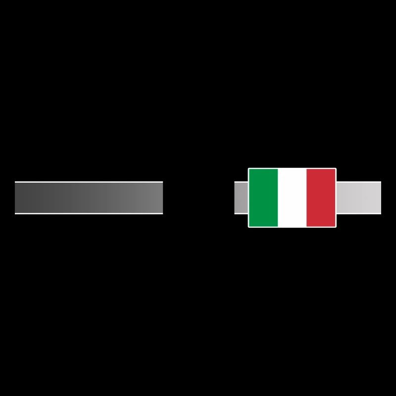 Bannière et drapeau Italie