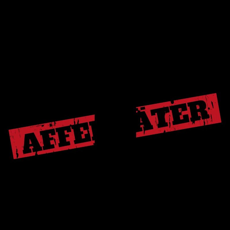 Affe mit Waffe und zielt