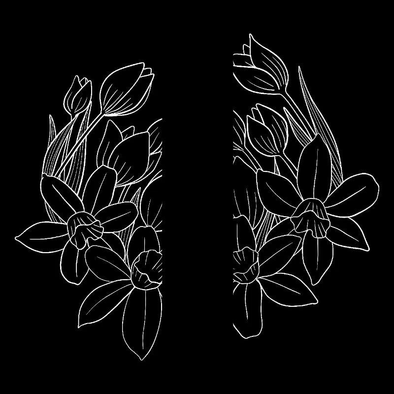 Frühlingsblumen weiss