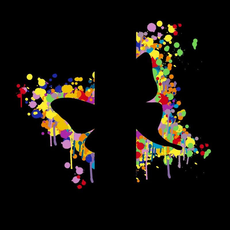 Schmetterling Splash