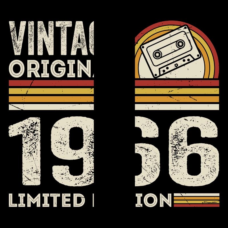 Vintage 1966 Cassette 1966 - 59e anniversaire 1966