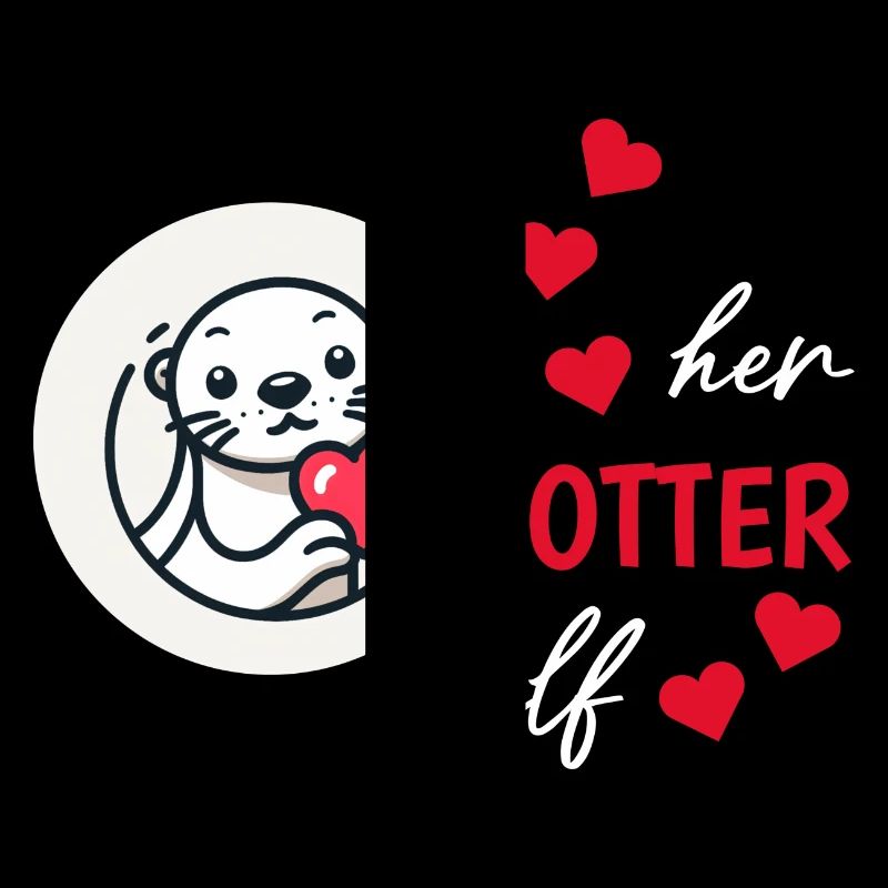 Otter half liebe geschenk