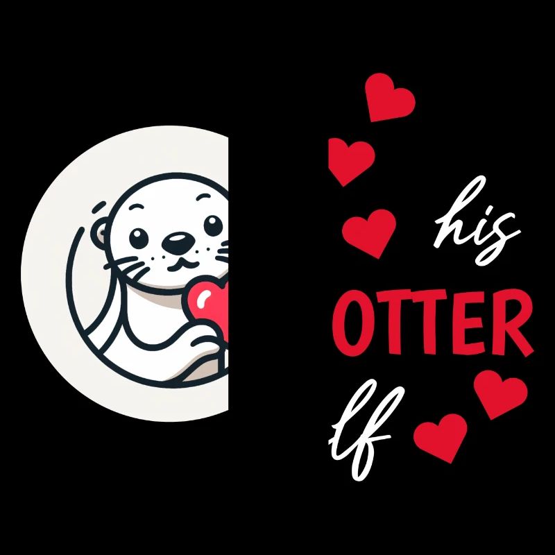 Otter half liebe geschenk