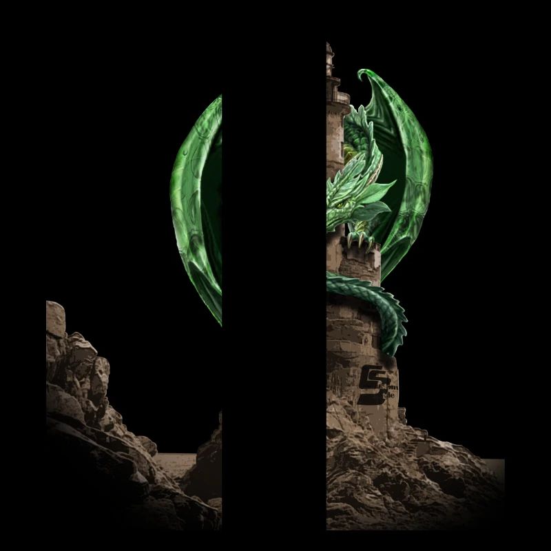dragon lighthouse by CustomStyle