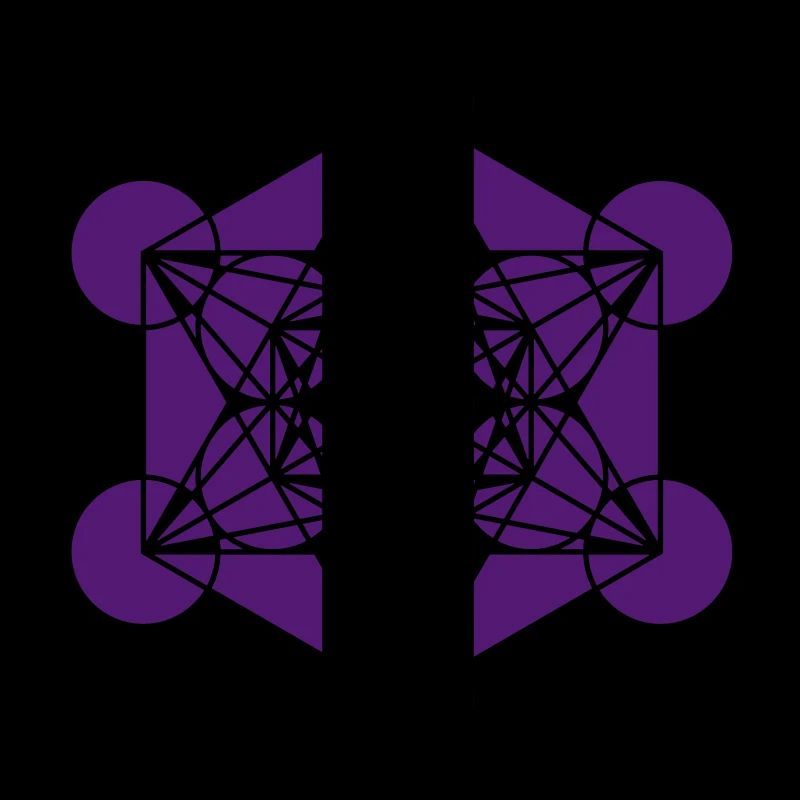 Metatrons Cube - Vector - Platonic Solids /