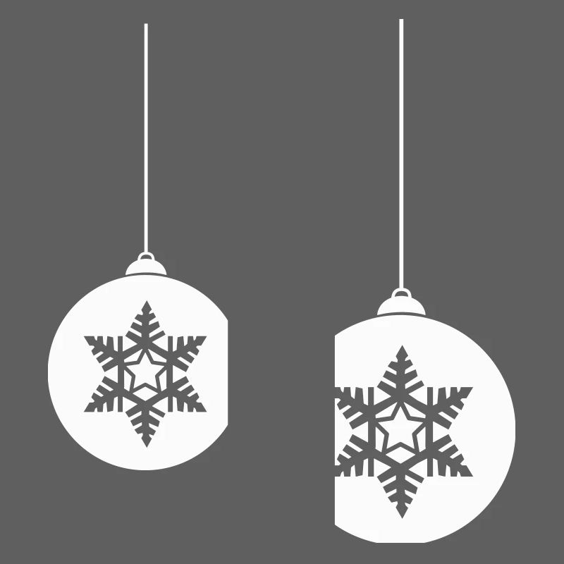 Weihnachtskugel stern 2