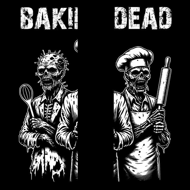 Zombie Bäcker gruselige Bäcker