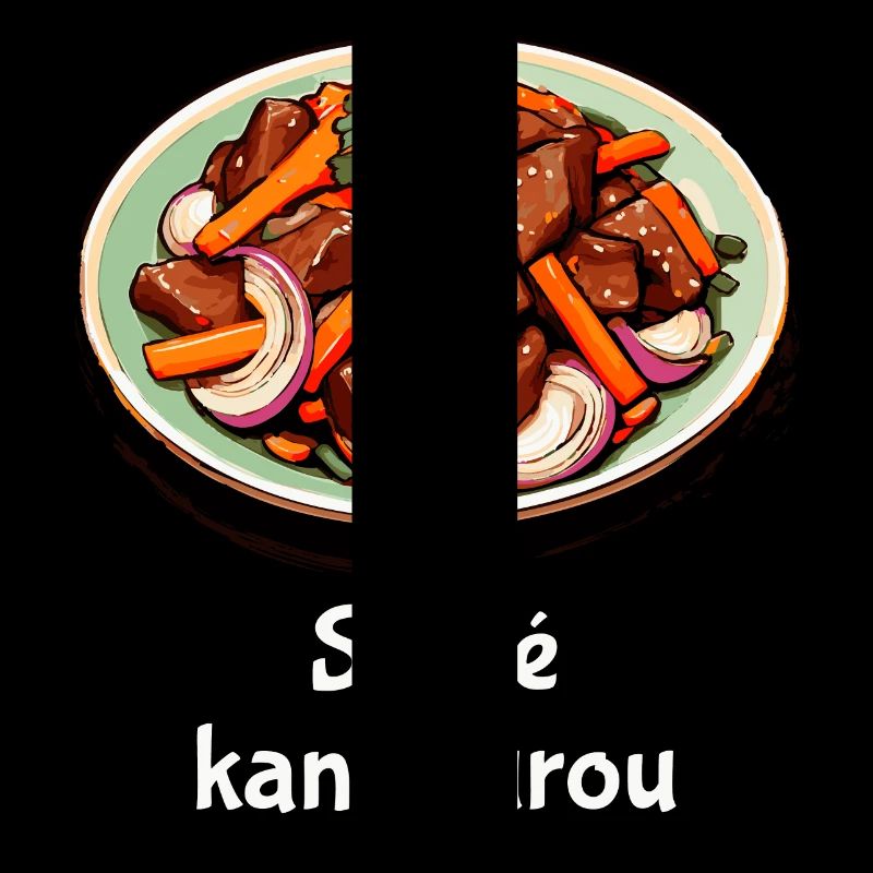 Sauté de Kangourou - Texte clair