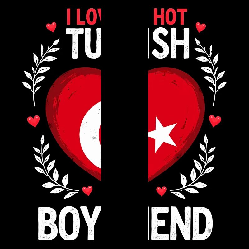 Relation turque - Cœur et drapeau