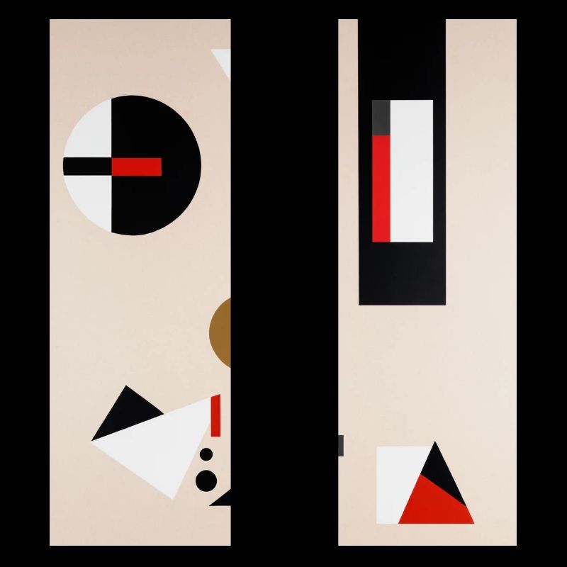 Abstract geometric composition