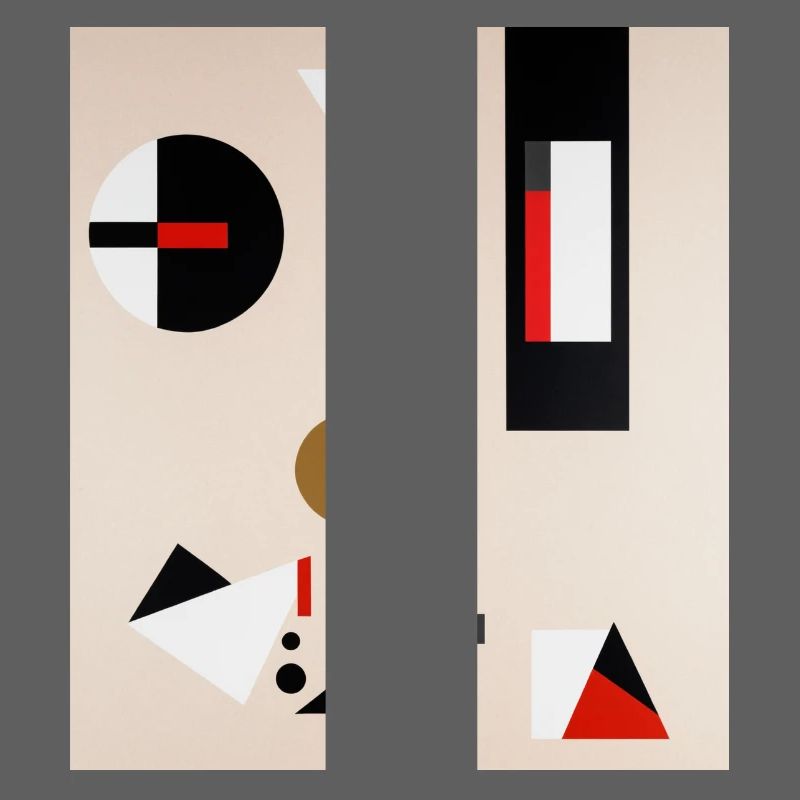 Abstract geometric composition