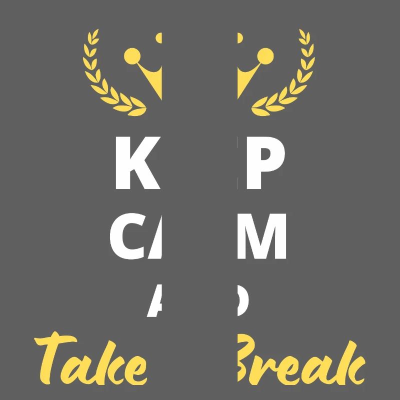 Bewahren Sie Ruhe und machen Sie eine Pause