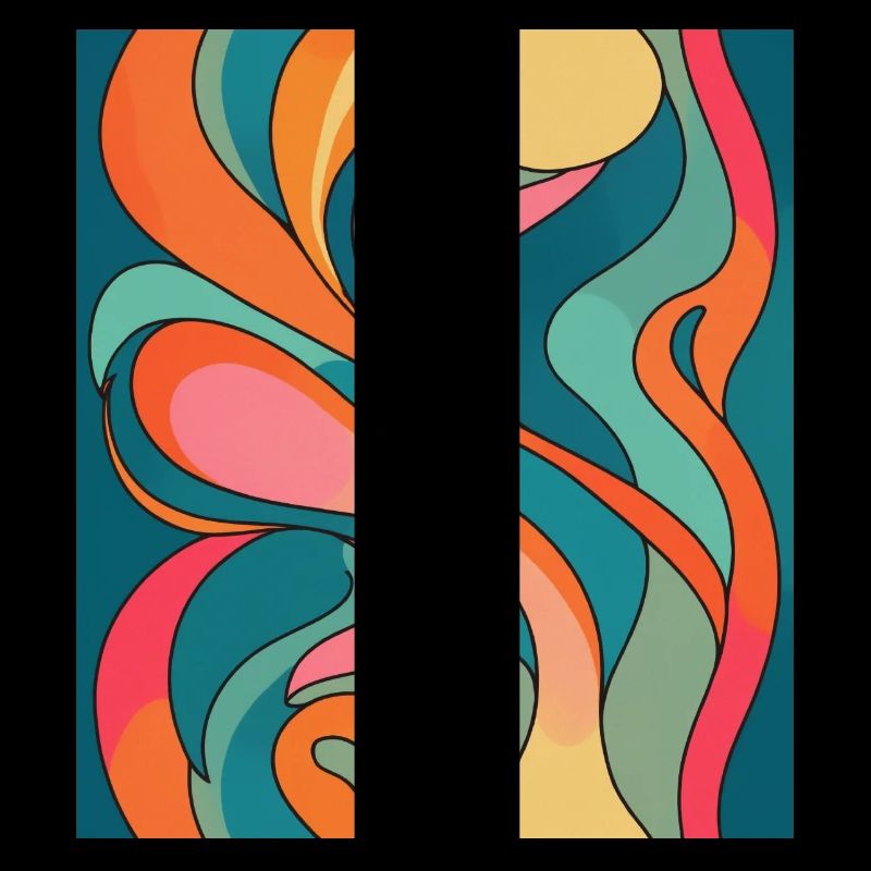 Composition de couleurs abstraite