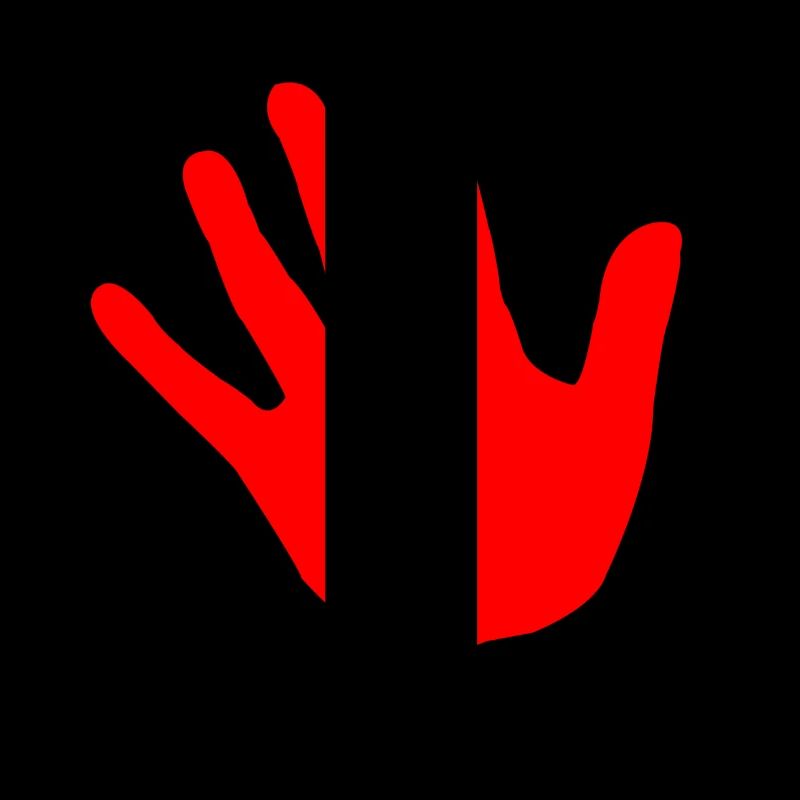 hand red