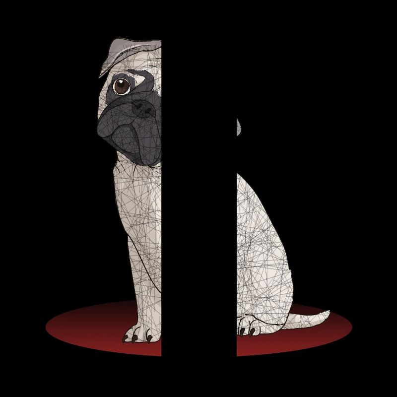 Süßer Designer Mops mit super Effekten