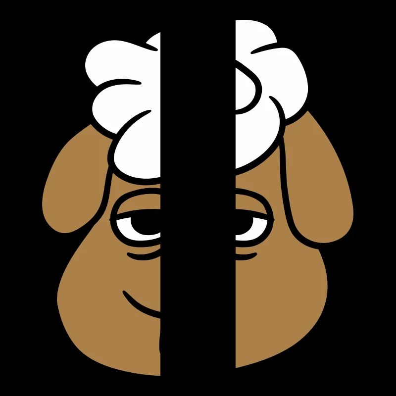 Sheep Tired Bored Blank Look Head Face