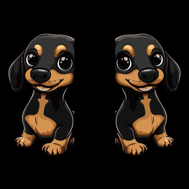 Dackel DachsHund Comic