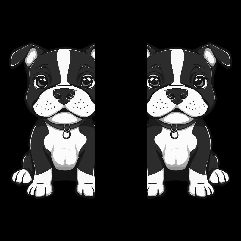 Pit Terrier Hund Comic