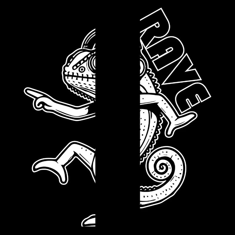 Caméléon dansant - Rave Design