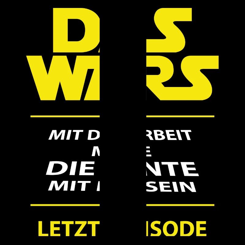 Das wars mit der Arbeit