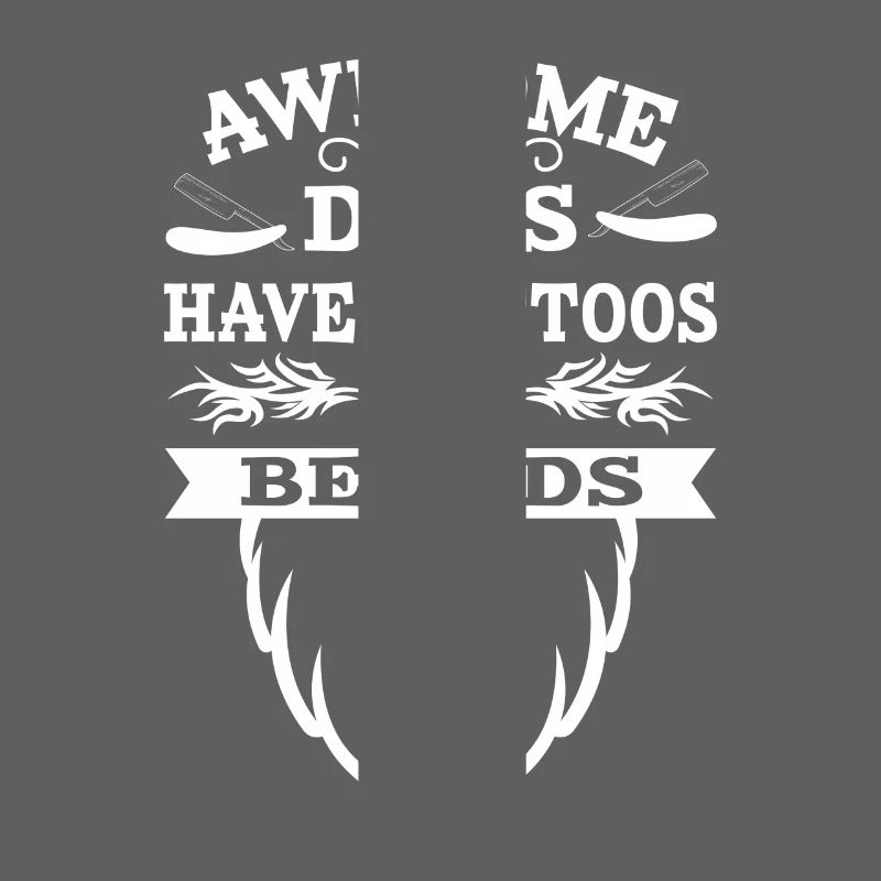 Awesome Dads Tattoos & Beards